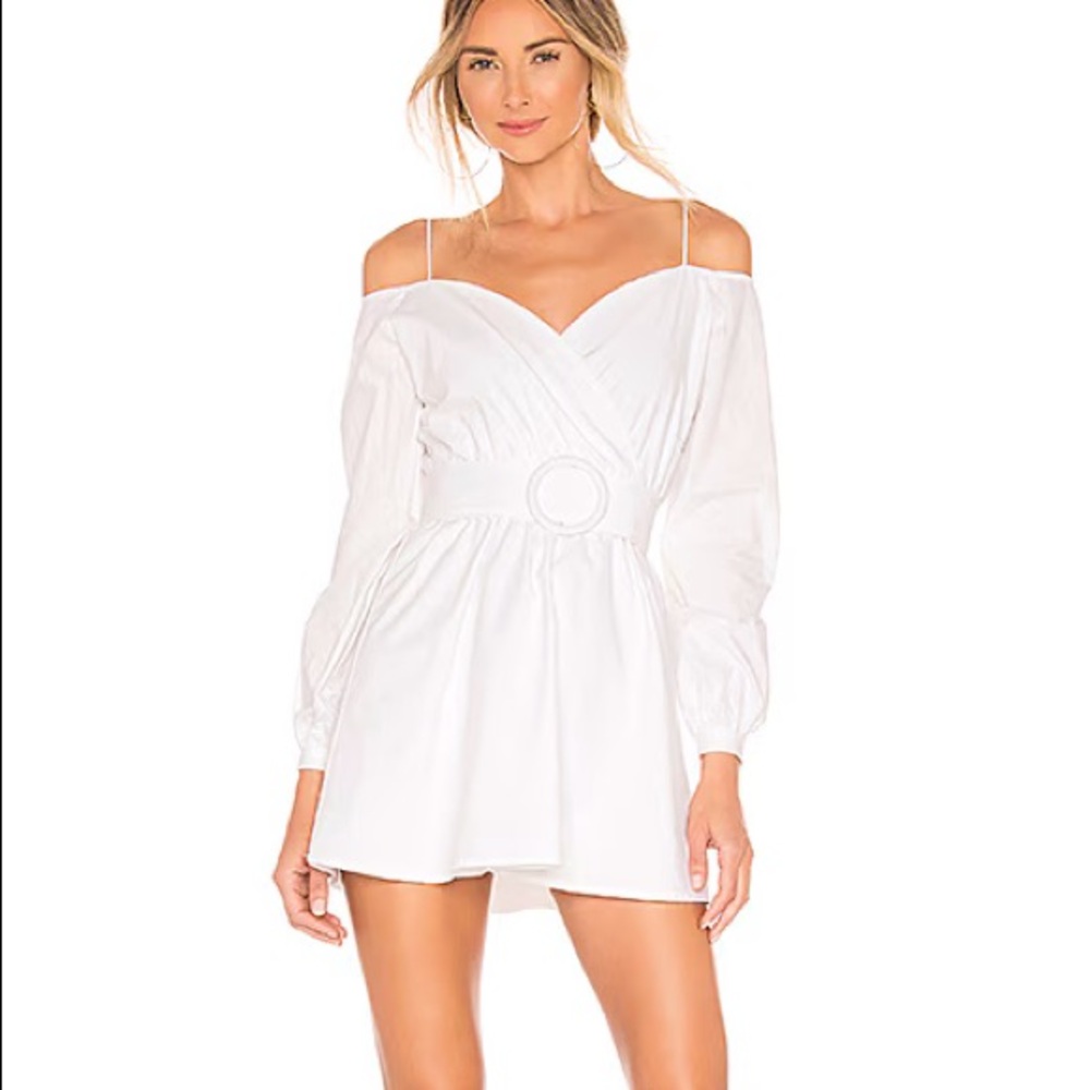Revolve Superdown White Romper
